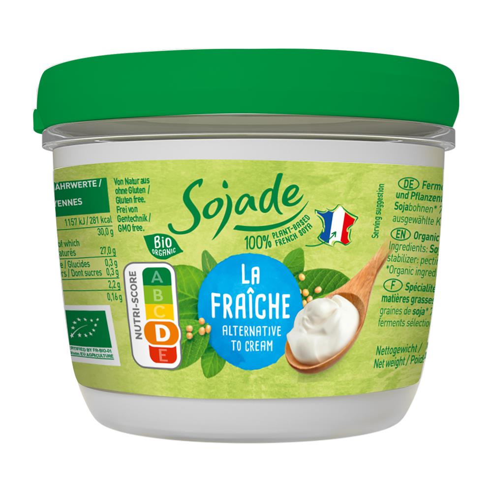 Organic Soya Creme Fraiche 200g (glass jar) - Greenlands Health Store