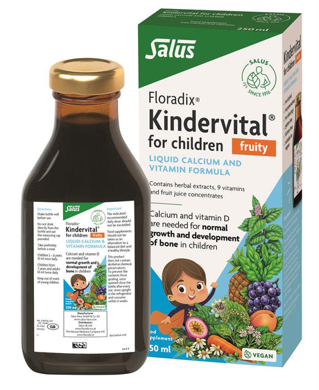 New Improved Kindervital for Children Fruity Formula 250ml - Greenlands Health Store