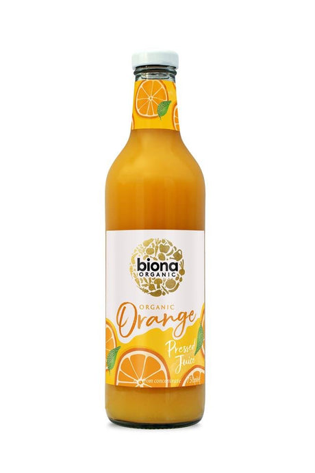 Organic Orange Juice - Pressed 750ml - Greenlands Health Store