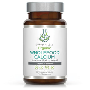 Organic Calcium: Wholefood 200mg elemental (60 capsules) - Greenlands Health Store