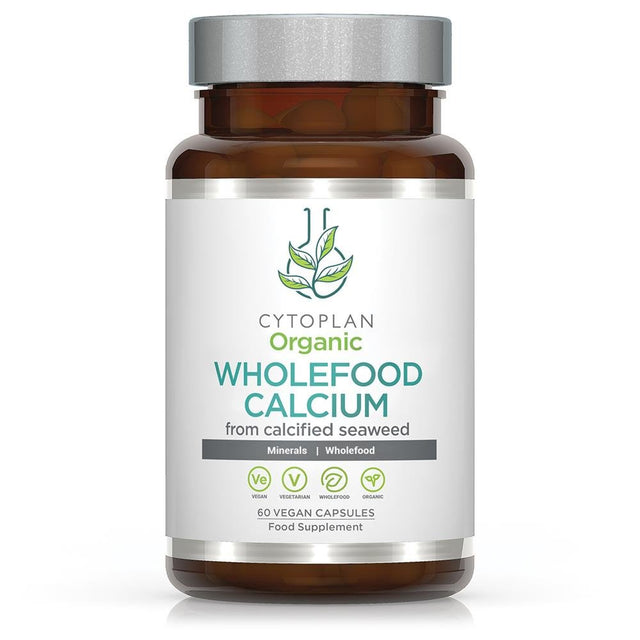 Organic Calcium: Wholefood 200mg elemental (60 capsules) - Greenlands Health Store