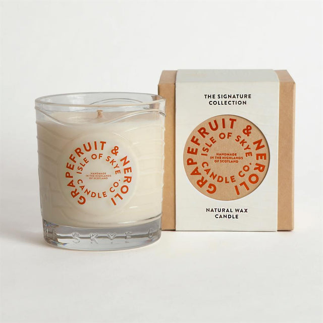 Grapefruit & Neroli Island Natural Candle 9.1cm x 8.2cm x 8.2cm - Greenlands Health Store