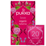 Pukka Organic Love Herbal Tea 20 sachets - Greenlands Health Store
