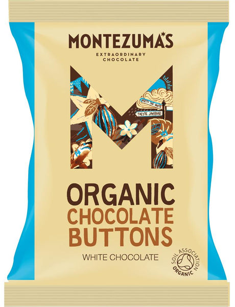 Organic White Chocolate Buttons 120g - Greenlands Health Store
