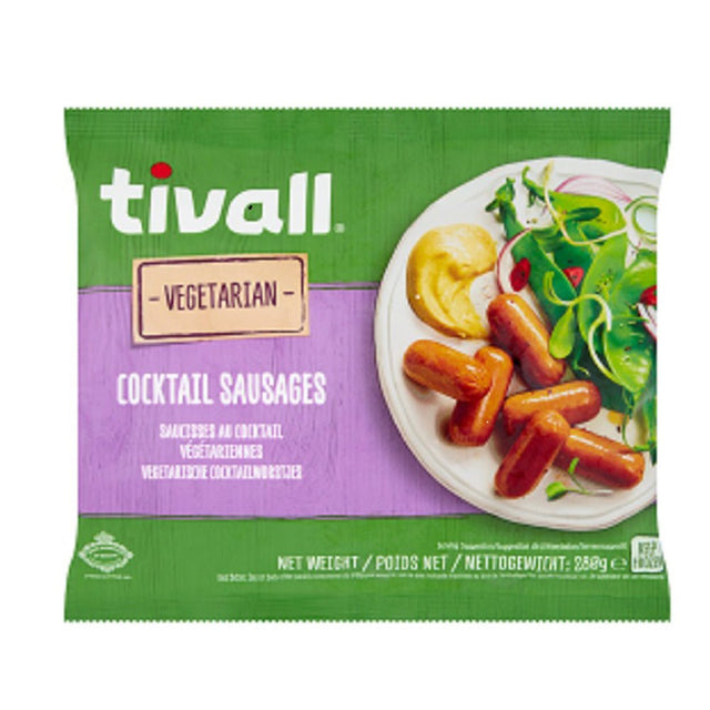 Tivall Vegetarian Cocktail Sausages 280g - Greenlands Health Store