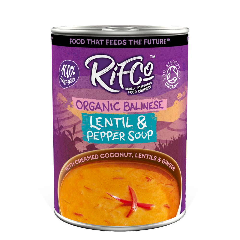 RIFCo Organic Balinese Lentil & Pepper Soup 400g - Greenlands Health Store