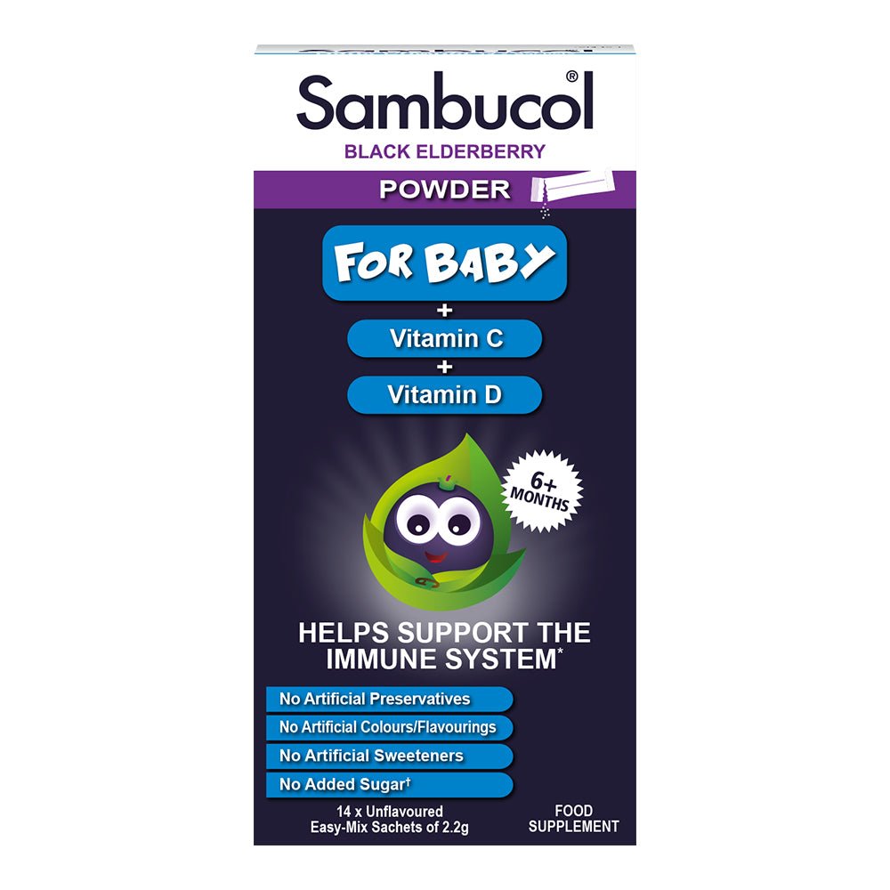 Sambucol Baby Powder 14 sachets - Greenlands Health Store