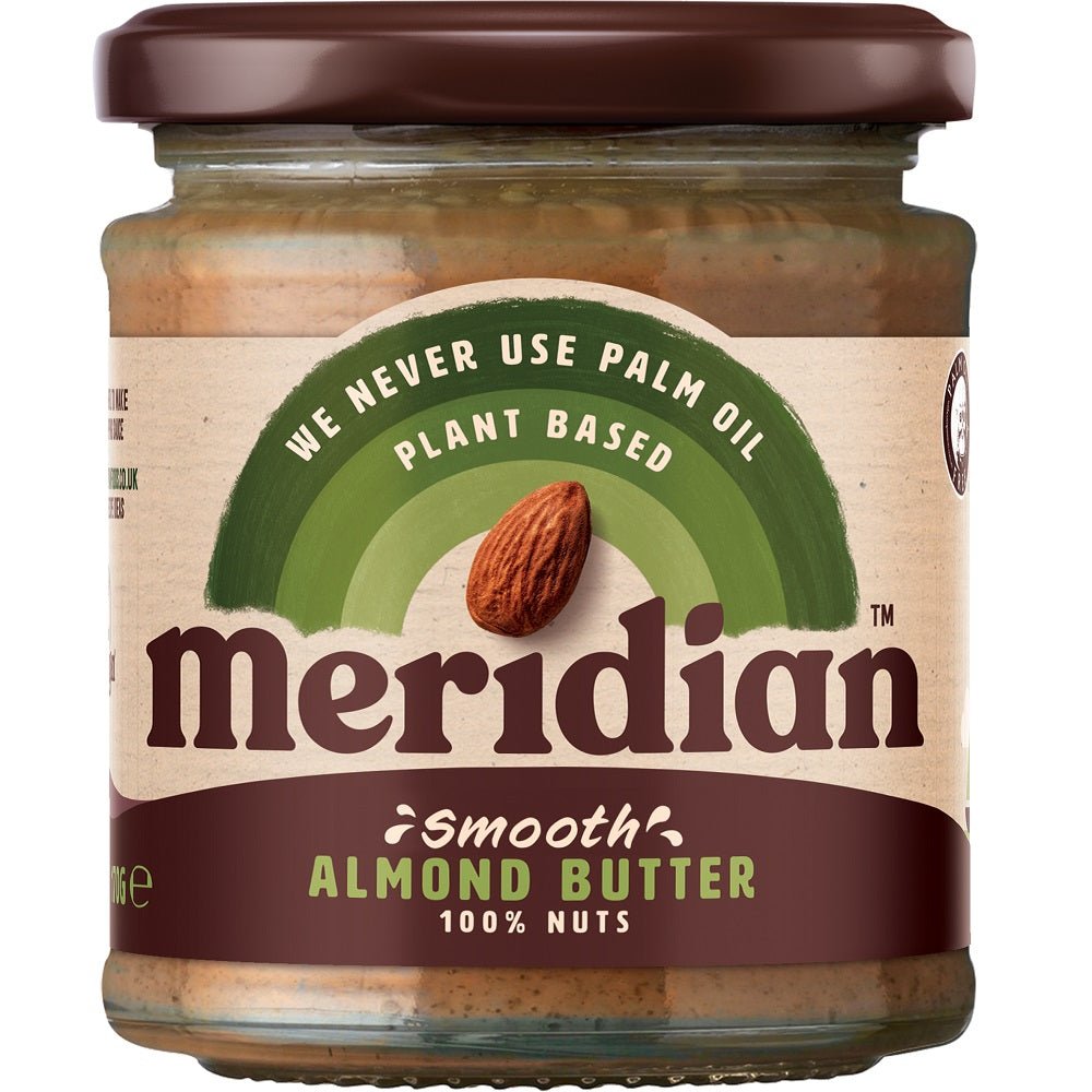 Meridian Smooth Almond Butter 100% 170g - Greenlands Health Store