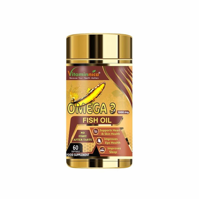 Vitaminnica Omega - 3 1000mg 60 capsules - Greenlands Health Store