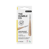 The Humble Co Inter Dental Brush size 4 - Yellow 6 Pack - Greenlands Health Store