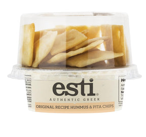 Grab & Go Original Hummus with Pita Chips 130g - Greenlands Health Store