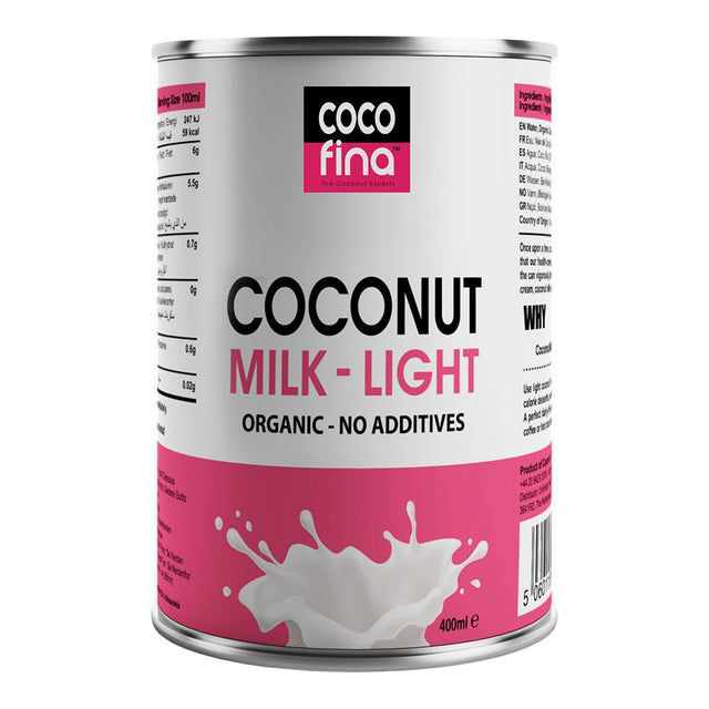 Coconut Milk Light 400ml - Greenlands Health Store