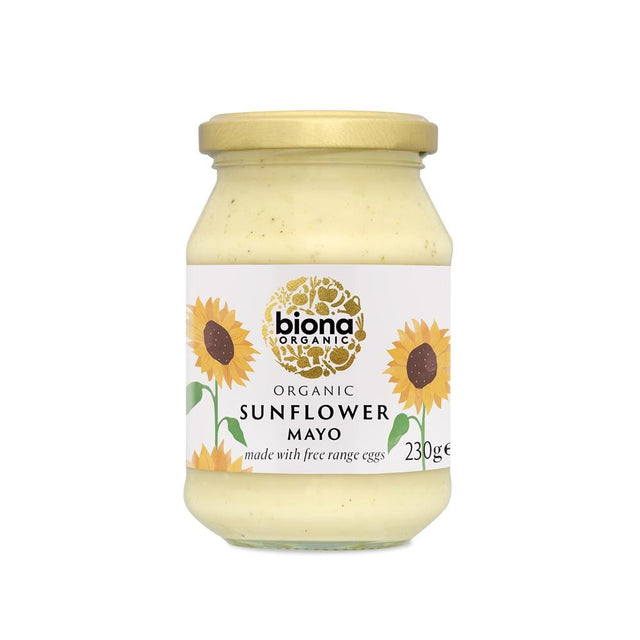 Organic Sunflower Mayonnaise Free Range 230g - Greenlands Health Store