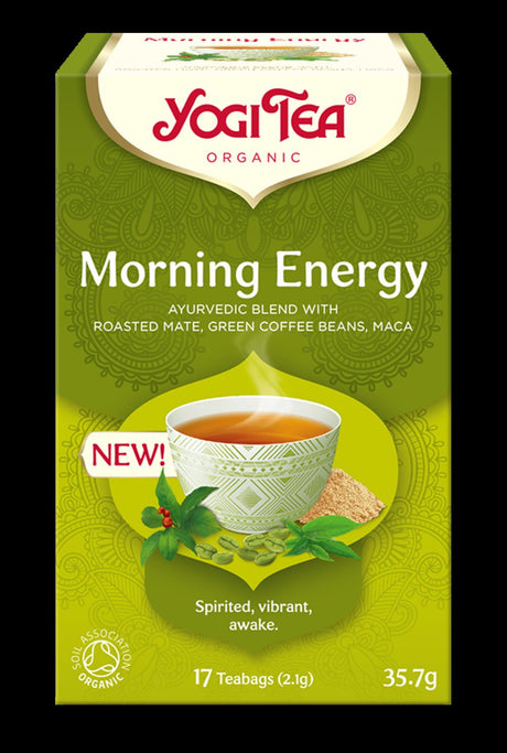 Morning Energy Tea. 17 teabags. - Greenlands Health Store