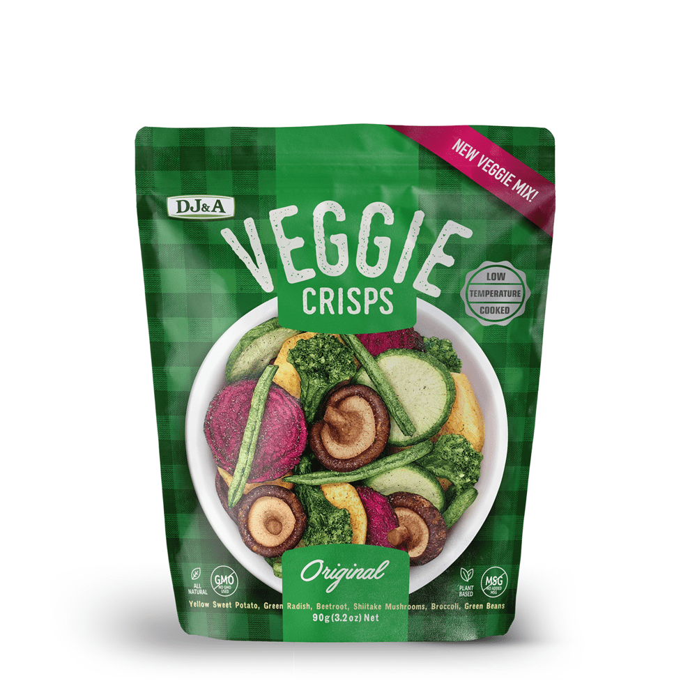 DJ&A Veggie Crisps Original 90g - Greenlands Health Store
