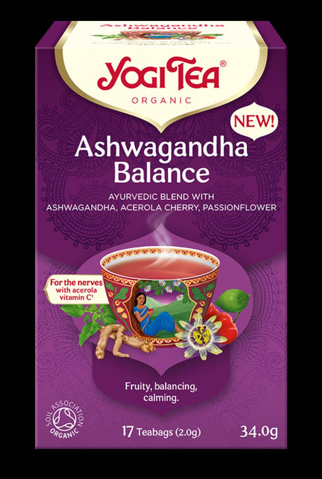 Ashwagandha Balance Organic 17 Teabags - Greenlands Health Store