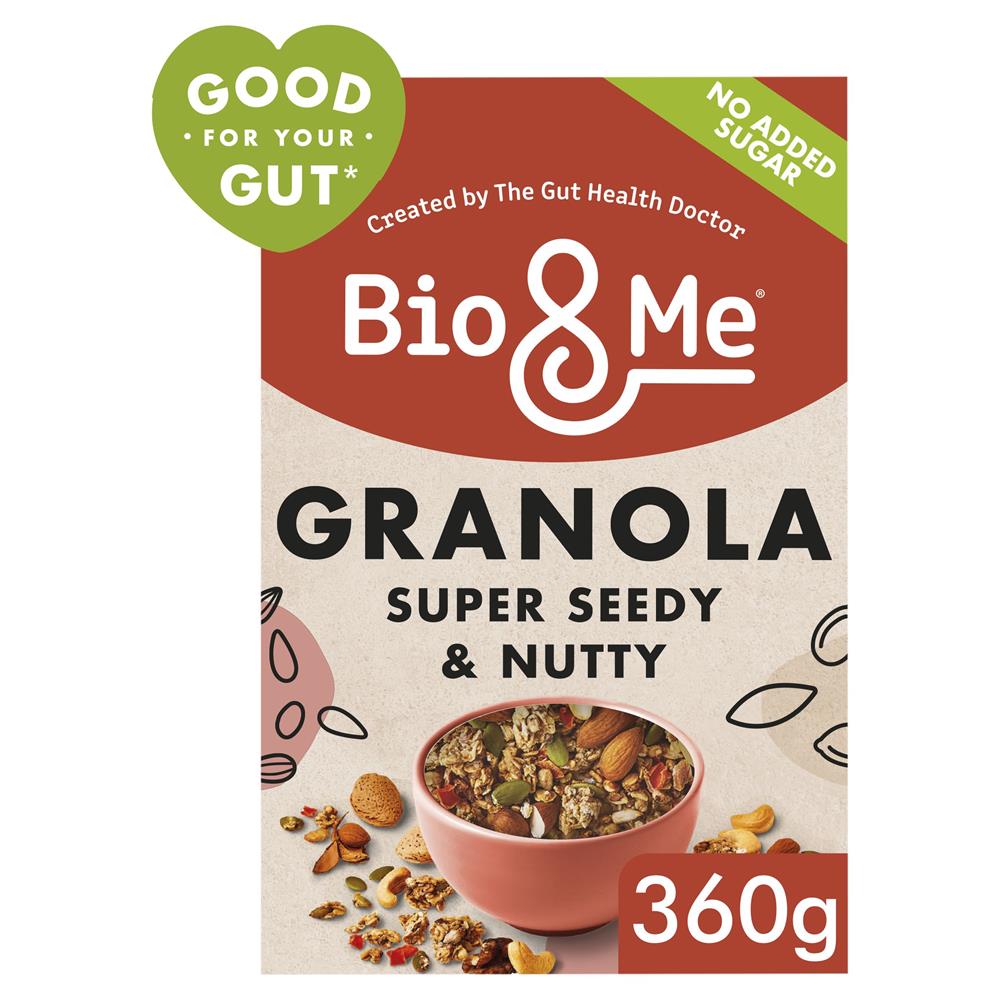 Bio&Me Super Seedy & Nutty Gut-Loving Granola 360g - Greenlands Health Store