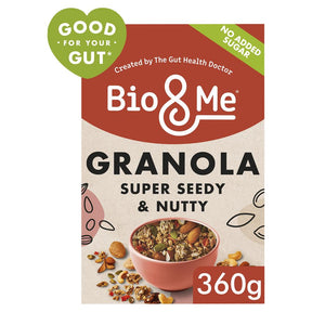 Bio&Me Super Seedy & Nutty Gut-Loving Granola 360g - Greenlands Health Store