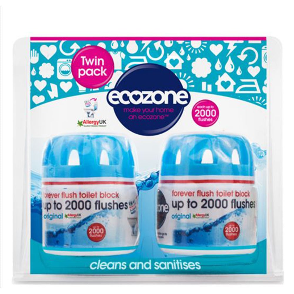 Forever Flush 2000 Flushes - Twin Pack - Blue 180g - Greenlands Health Store