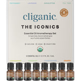 Cliganic Organic Aromatherapy Set Top 8 - Greenlands Health Store