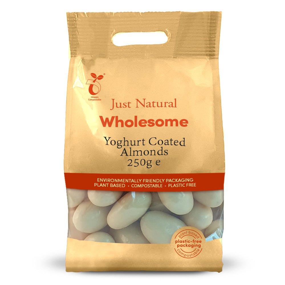Yoghurt Coated Almonds 250g - Greenlands Health Store