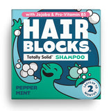 Hair Blocks Solid Shampoo - Pepper Mint - All hair types - Greenlands Health Store