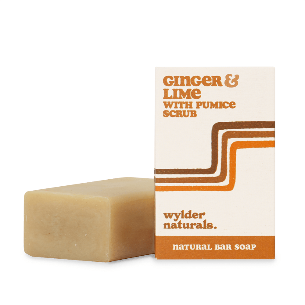 120g Ginger & Lime with Pumice Scrub Natural Soap - Greenlands Health Store