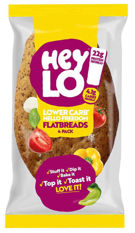Heylo Low - Carb Pizza Bases 4 x 70g - Greenlands Health Store