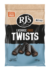 Choc Twists Licorice 280g - Greenlands Health Store