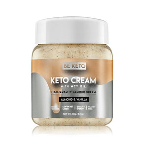 BeKeto - Keto Cream Almond & Vanilla + MCT Oil 250g - Greenlands Health Store
