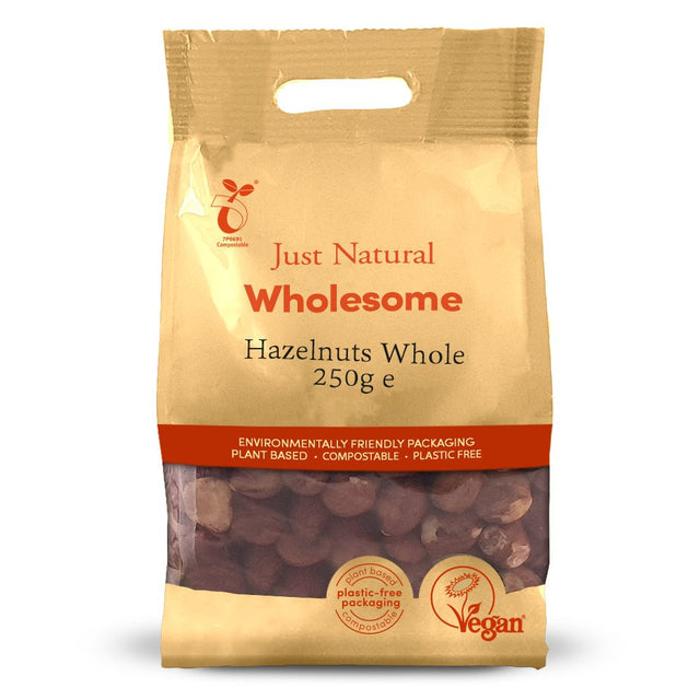 Hazelnuts Whole 250g - Greenlands Health Store