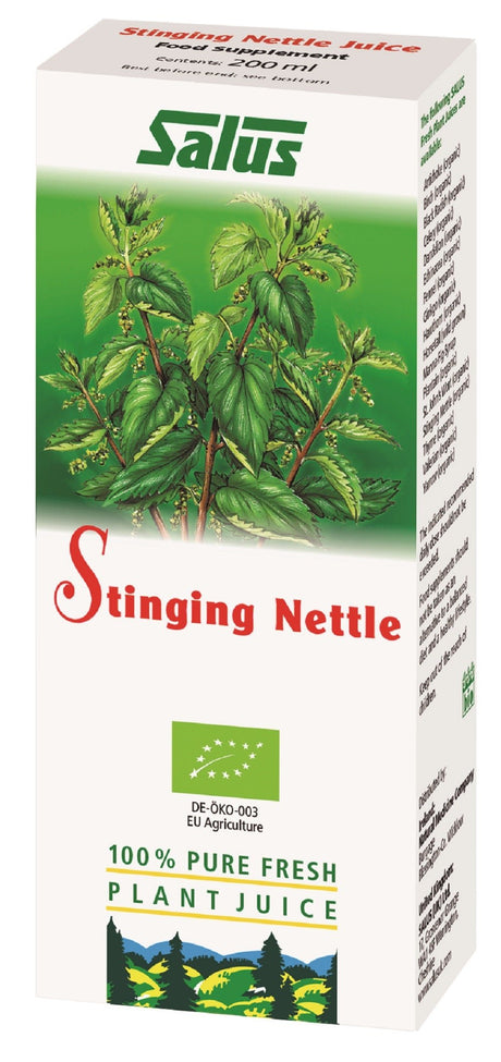 Stinging Nettle Organic Fresh Plant Juice 200ml - Greenlands Health Store