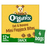Organix Mini Oat & Banana Flapjack Snacks Multipack (4x20g) - Greenlands Health Store