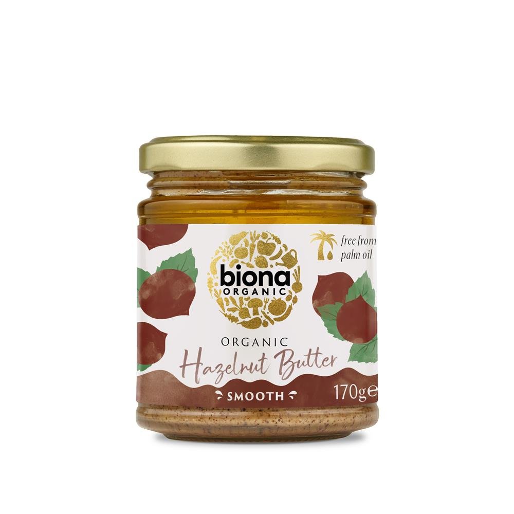 Biona Organic Hazelnut Butter 170g - Greenlands Health Store