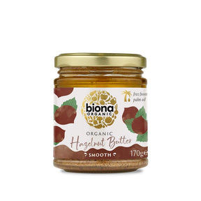 Biona Organic Hazelnut Butter 170g - Greenlands Health Store