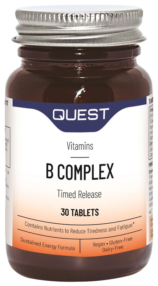 B COMPLEX (TIMED RELEASE) 30 tabs - Greenlands Health Store