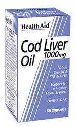 Cod Liver Oil 1000mg - 60 Capsules - Greenlands Health Store