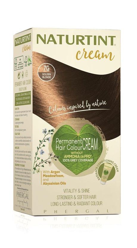 Hair Colour Cream 7G Golden Blonde 155ml - Greenlands Health Store