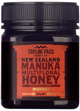 Taylor Pass Multifloral Manuka Honey MGO50+ 250g - Greenlands Health Store