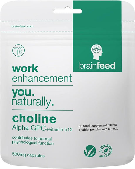Brain Feed Natural Cognitive Enhancer - The precursor to acetylcholine - Greenlands Health Store