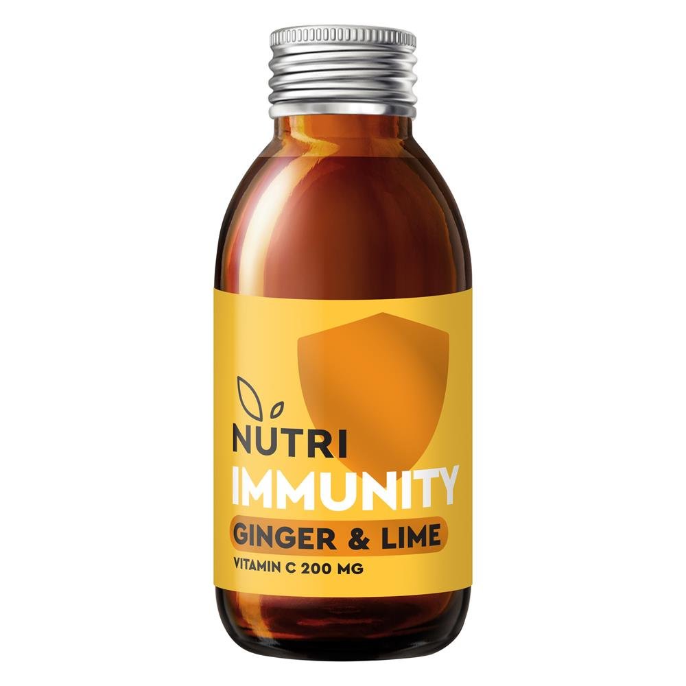 IMMUNITY Functional Shot with Ginger & Lime 100ml - Greenlands Health Store