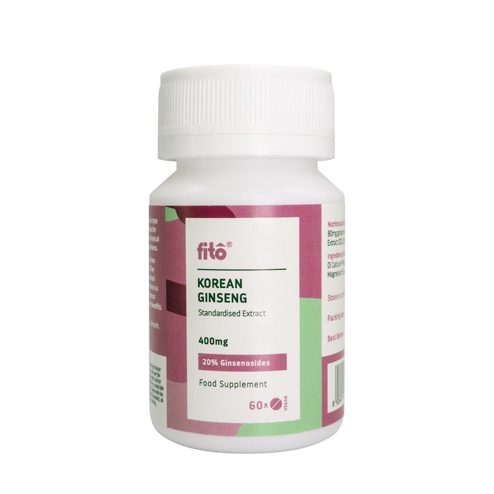 Korean Ginseng 400mg 20% 60 tablets - Greenlands Health Store