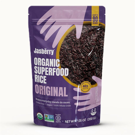 Jasberry Organic Superfood Rice 200g (Ready to Eat) - Greenlands Health Store