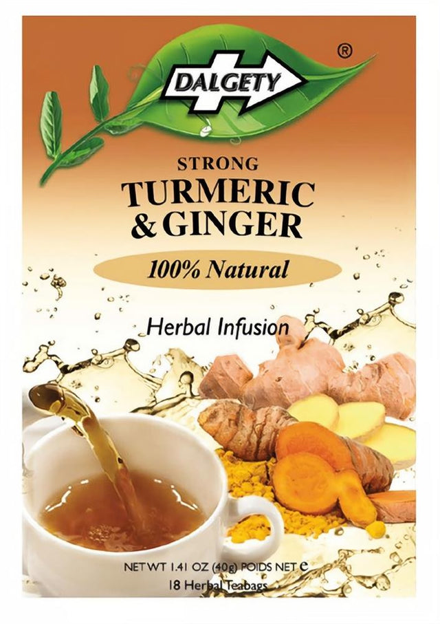 Dalgety Turmeric & Ginger 18 Teabags - Greenlands Health Store