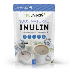 NKD Living Inulin Prebiotic Fibre Powder 1KG - Greenlands Health Store