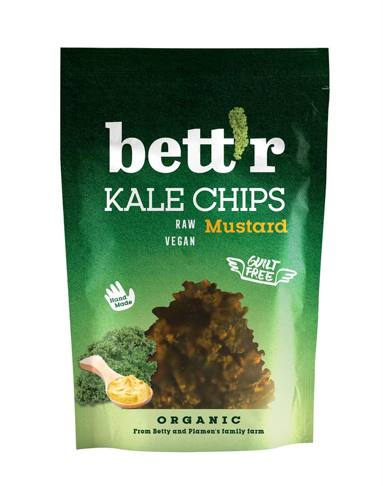 Kale Chips with Mustard and Onion 30g - Greenlands Health Store