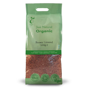 Organic Brown Linseed 500g - Greenlands Health Store