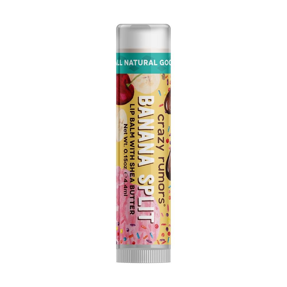 Banana Split flavoured 100% natural vegan lip balm 4gm - Greenlands Health Store