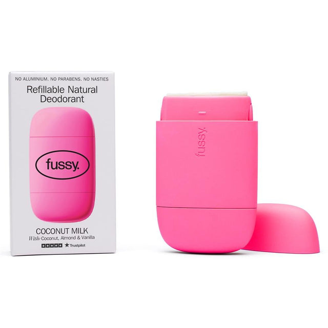 Fussy Refillable Natural Deodorant Coconut Milk 40g - Greenlands Health Store