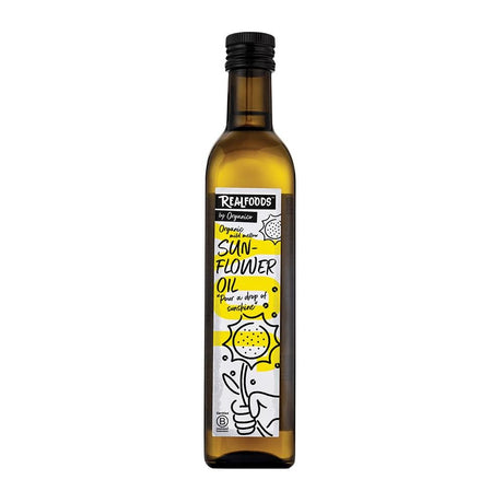 Organico Organic Virgin Cold - pressed Sunflower Oil 500ml - Greenlands Health Store